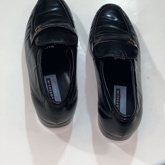 Florsheim Comfortech Black Leather Slip-On Loafers Size 10 main image 10